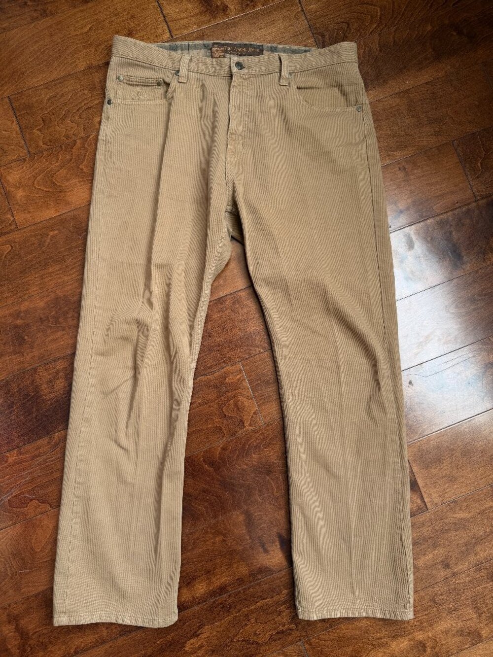 Territory Ahead Manana Corduroy Pants Size 36, Vintage Khaki Waffle Wale
